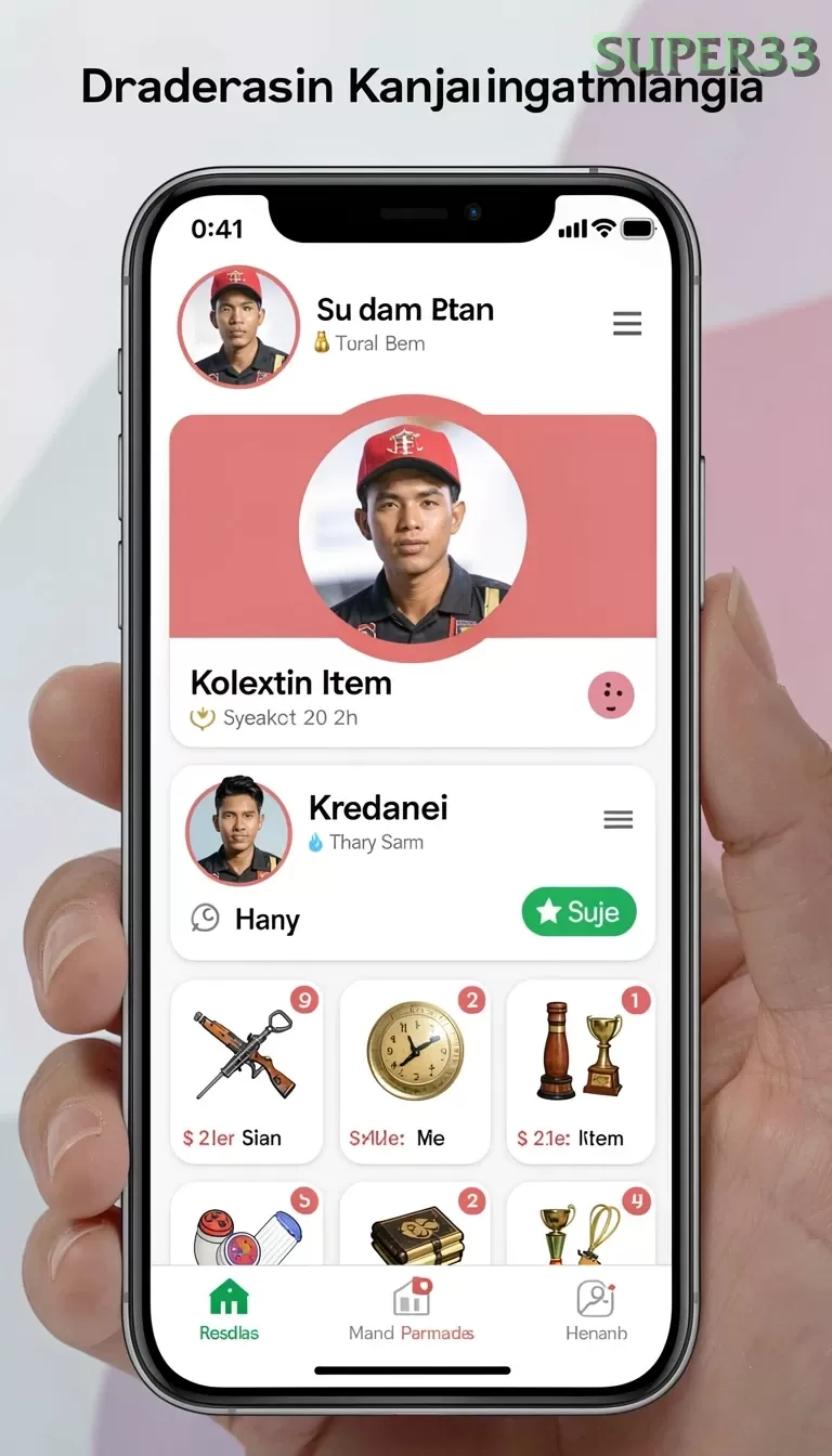 Cuplikan layar RP6677 — menu navigasi